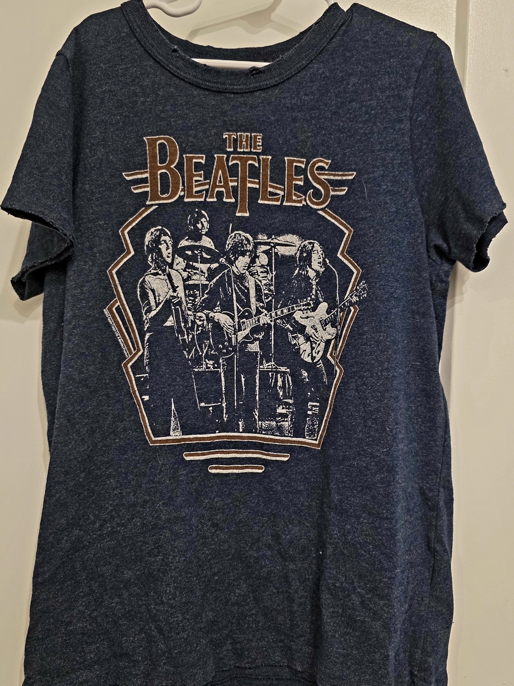 Junk Food Clothing Navy Beatles Graphic Short Sleeve Tee
